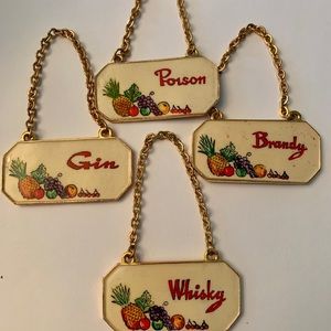 Liquor bottle hangers